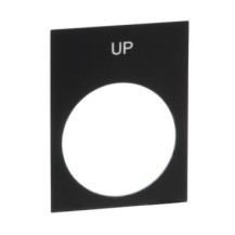 ETIQUETTE 30X40MM NOIR