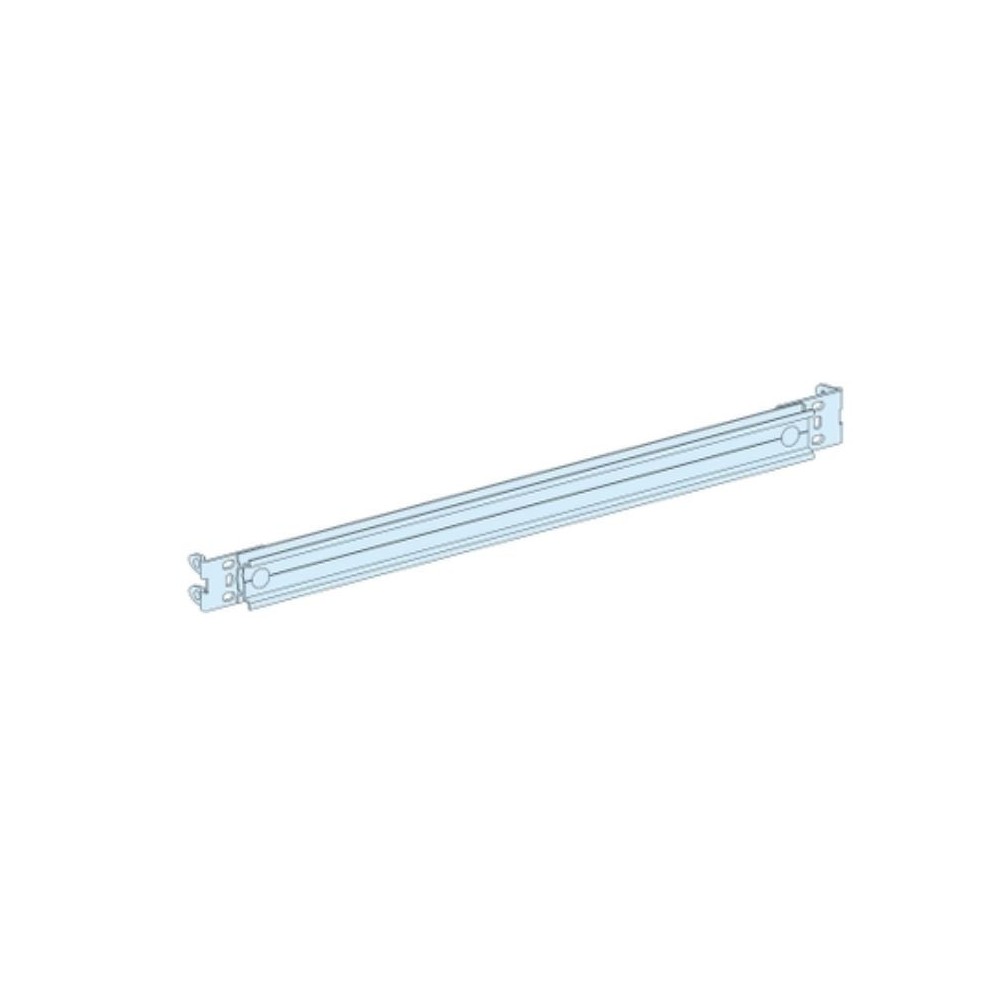 RAIL MODULAIRE + 2 EQUERRES L.650MM FIXATION SUR MONTANTS