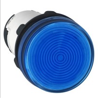 VOYANT A DEL ROND DIAM 22 IP 54 BLEU 24V AC