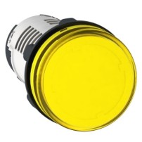 VOYANT A DEL ROND DIAM 22 IP 54 JAUNE 24V AC