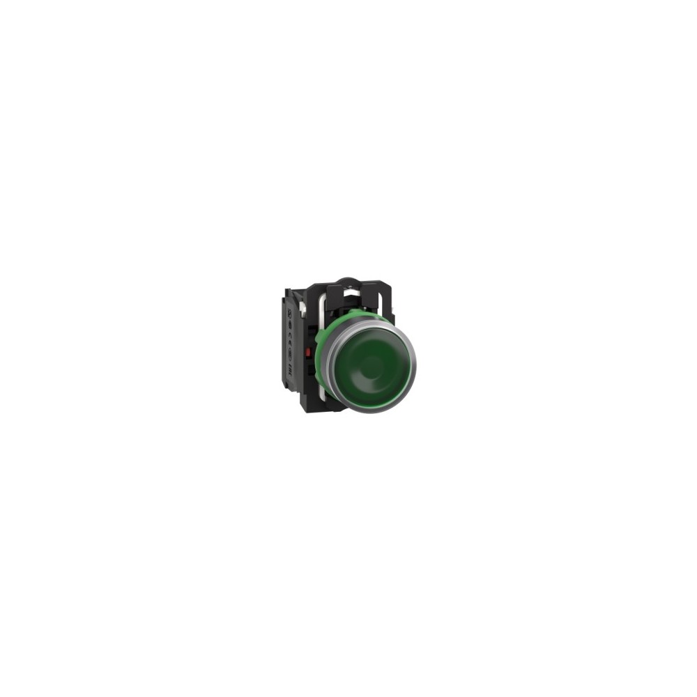 BOUTON POUSSOIR LUMINEUX VERT 24V BOUTON POUSSOIR LUMINEUX VERT 24V