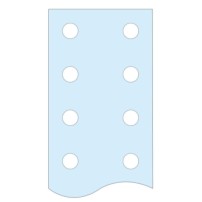BARRE VERT. PLAT. PERF. PE LINERGY TB 25X5 L1675