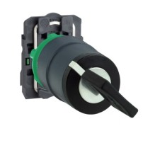 BOUTON TOURNANT NOIR DIAM.22 A SERRURE 2