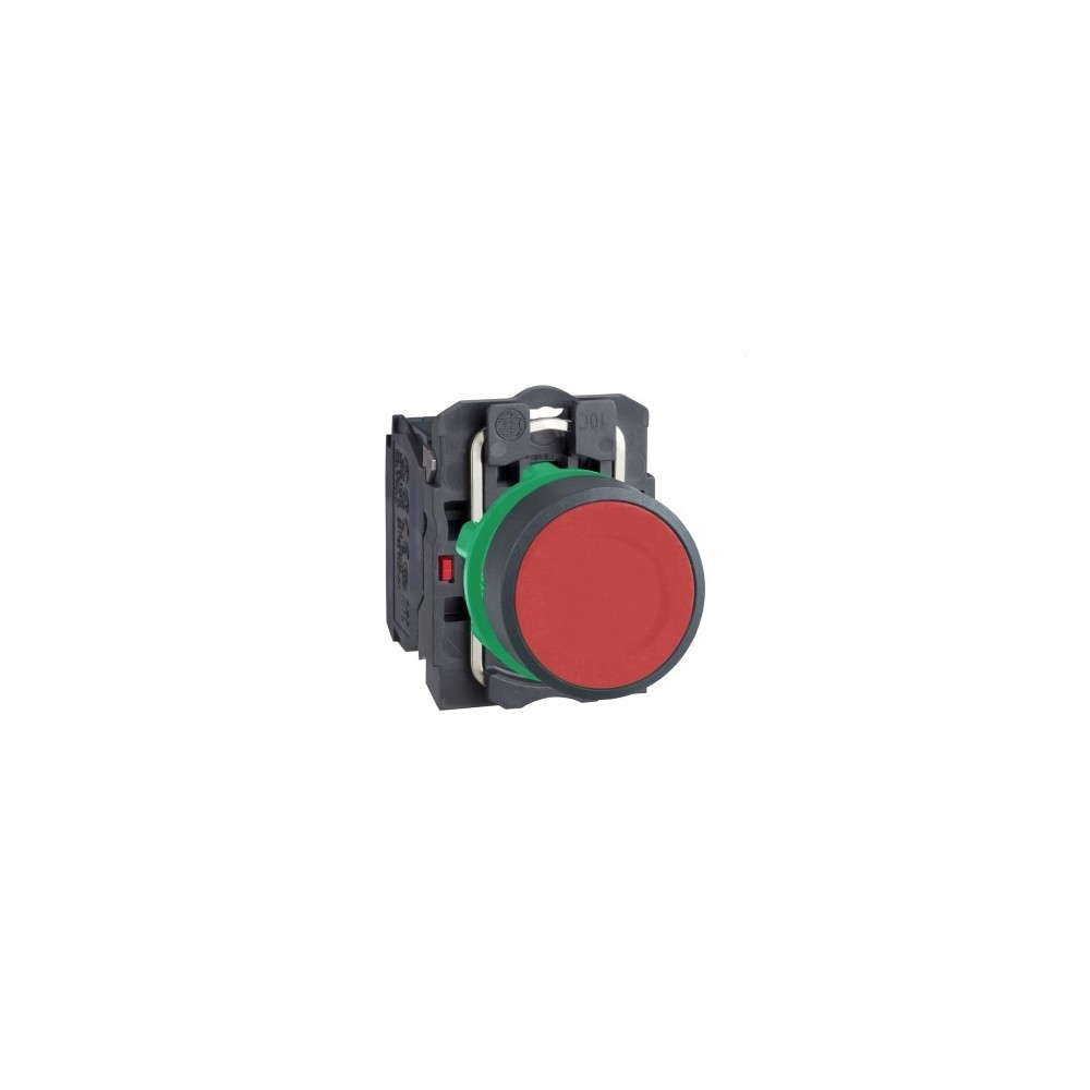 BOUTON POUSSOIR ROUGE IMPULSION SANS DEL - 22MM BOUTON POUSSOIR ROUGE IMPULSION SANS DEL - 22MM