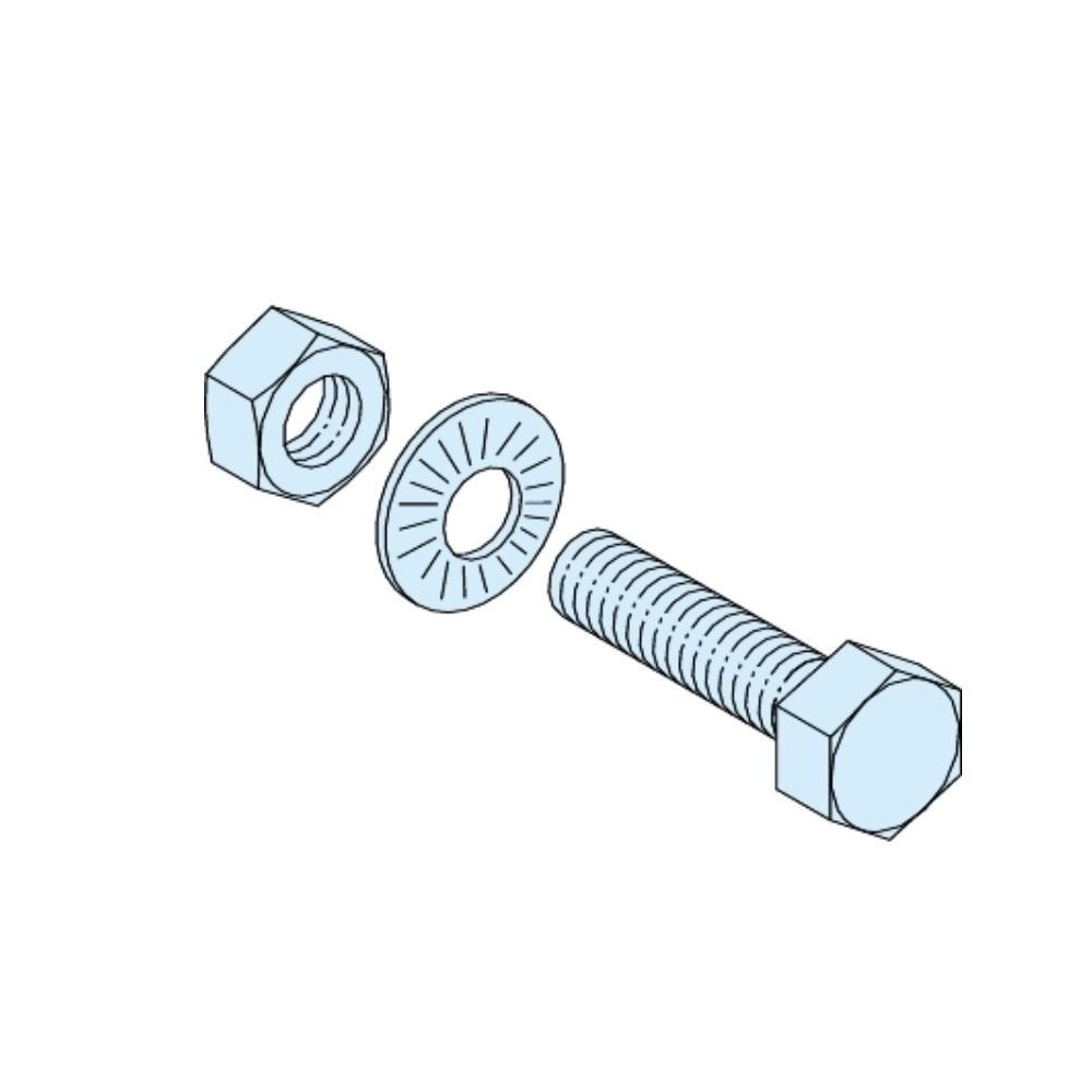 JDB ACCES LOT DE 20 BOULONS M8X20 JDB ACCES LOT DE 20 BOULONS M8X20