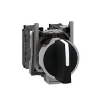 BOUTON TOURNANT NOIR D.22 MAN.3 "F"+"F"