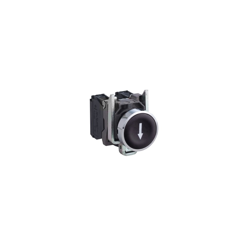 BOUTON POUSSOIR A IMPULSION NOIR 22MM BOUTON POUSSOIR A IMPULSION NOIR 22MM