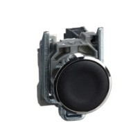 BOUTON POUSSOIR NOIR "F"