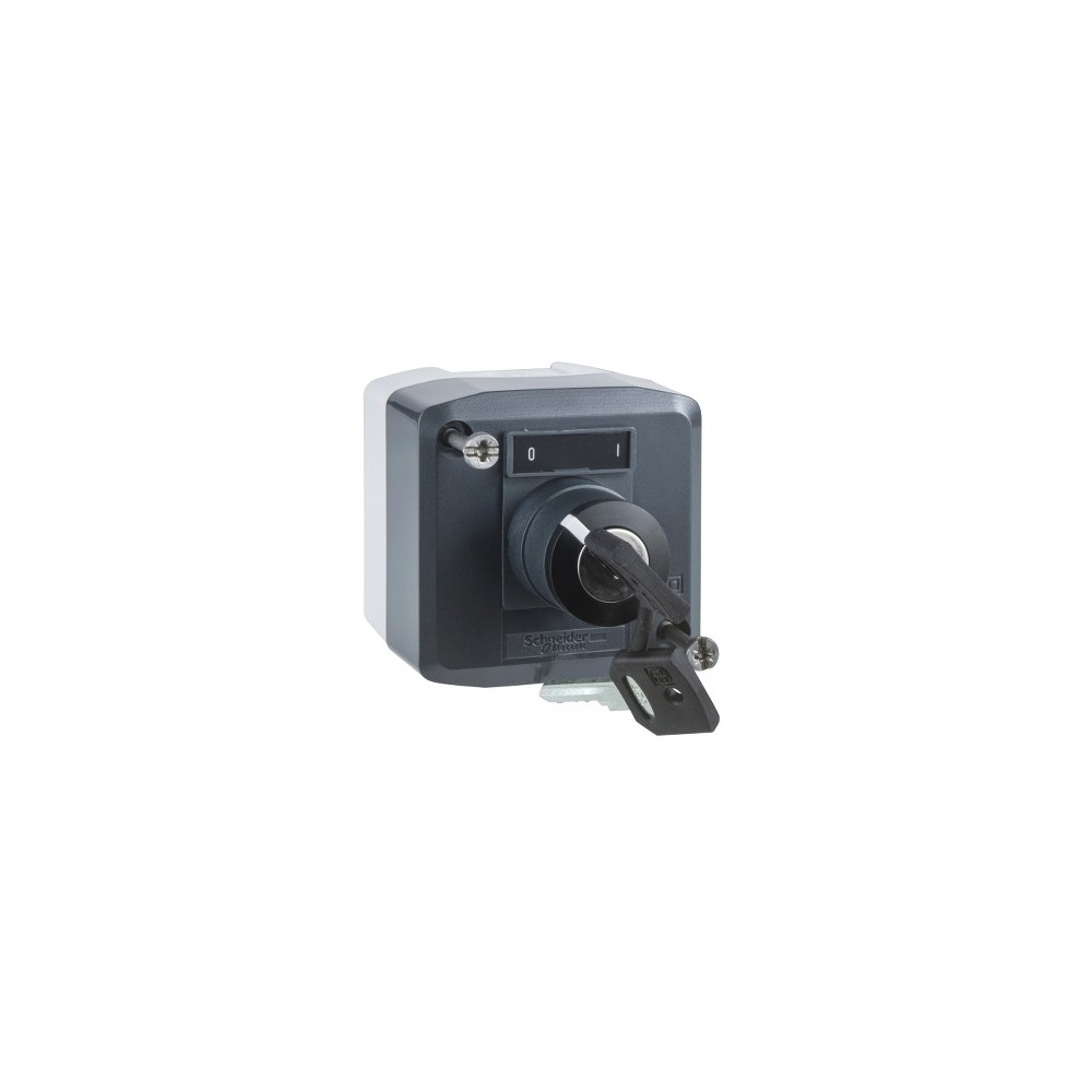 BOITE AVEC 1 BOUTON TOURNANT A CLÉ CONTACTE 1F MARCHE,ARRET BOITE AVEC 1 BOUTON TOURNANT A CLÉ CONTACTE 1F MARCHE,ARRET
