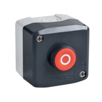 BOITE AVEC 2 BOUTONS ROUGE CONTACT 1"O
