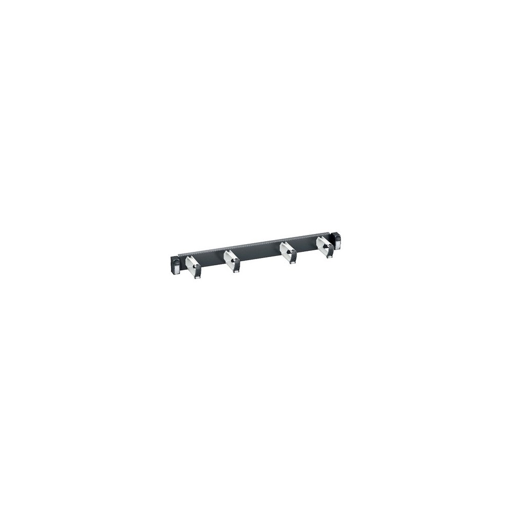 PANNEAU GUIDE CORDONS 19" 1U HORIZ AVEC 4 ANNEAUX PANNEAU GUIDE CORDONS 19" 1U HORIZ AVEC 4 ANNEAUX