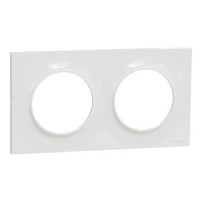 ODACE STYL PLAQUE ANTHRACITE 2 POSTES