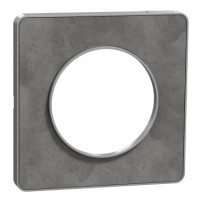 PLAQUE TOUCH ALU  ARDOISE 1 POSTE