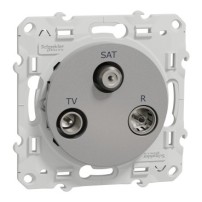 ODACE TV/FM/SAT ALUMINIUM 1 ENTREE VIS