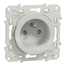 ODACE PRISE DE COURANT 2P+T BLANC RAPIDE A GRIFFES ODACE PRISE DE COURANT 2P+T BLANC RAPIDE A GRIFFES