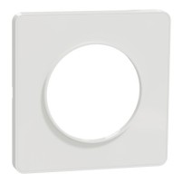 PLAQUE TOUCH BLANC 1 POSTE