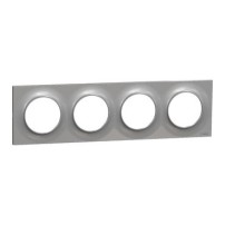 ODACE STYL PLAQUE ALU DESIGN 4 POSTES 71MM