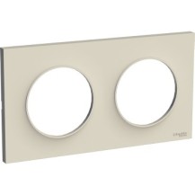 ODACE STYL PLQUE SABLE 2 POSTES 71MM