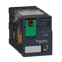RELAIS MINIATURE 4 CO AVEC LED 230V AC