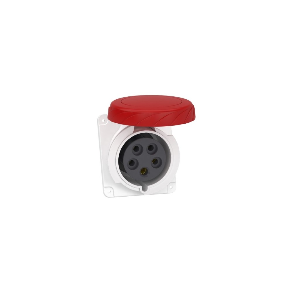 SOCLE PRISE INCLINE 32A IP67 380V 5P VIS SOCLE PRISE INCLINE 32A IP67 380V 5P VIS