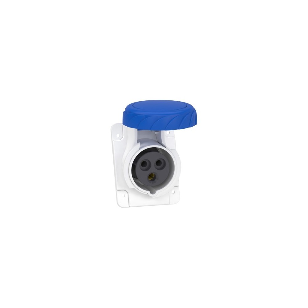 SOCLE PRISE  INCLINE 16A IP67 220V 3P VIS