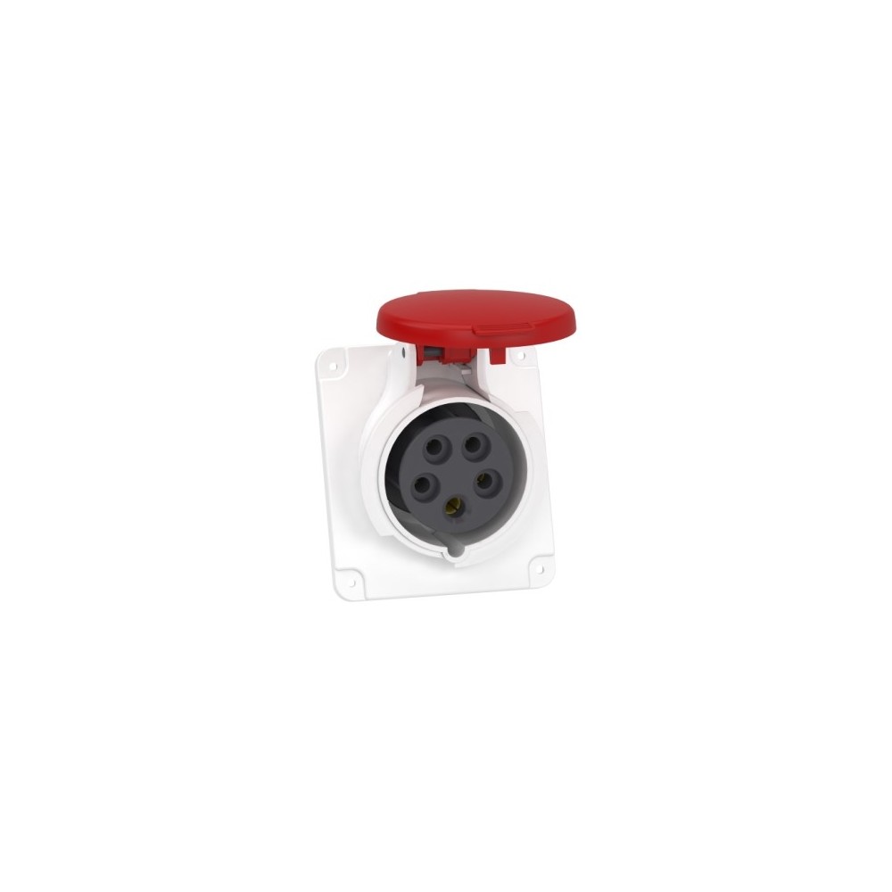 SOCLE PRISE INCLINE PRATIKA 3P+N+T 16A 380-415V IP44 SOCLE PRISE INCLINE PRATIKA 3P+N+T 16A 380-415V IP44