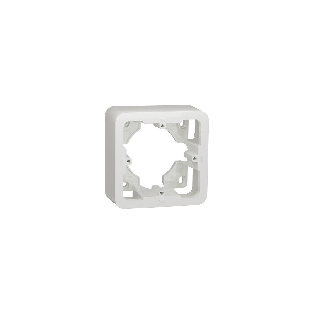 BOITE EN SAILLIE BLANC 1 POSTE