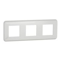 PLAQUE DE FINITION UNICA PRO BLANC 3 POSTES