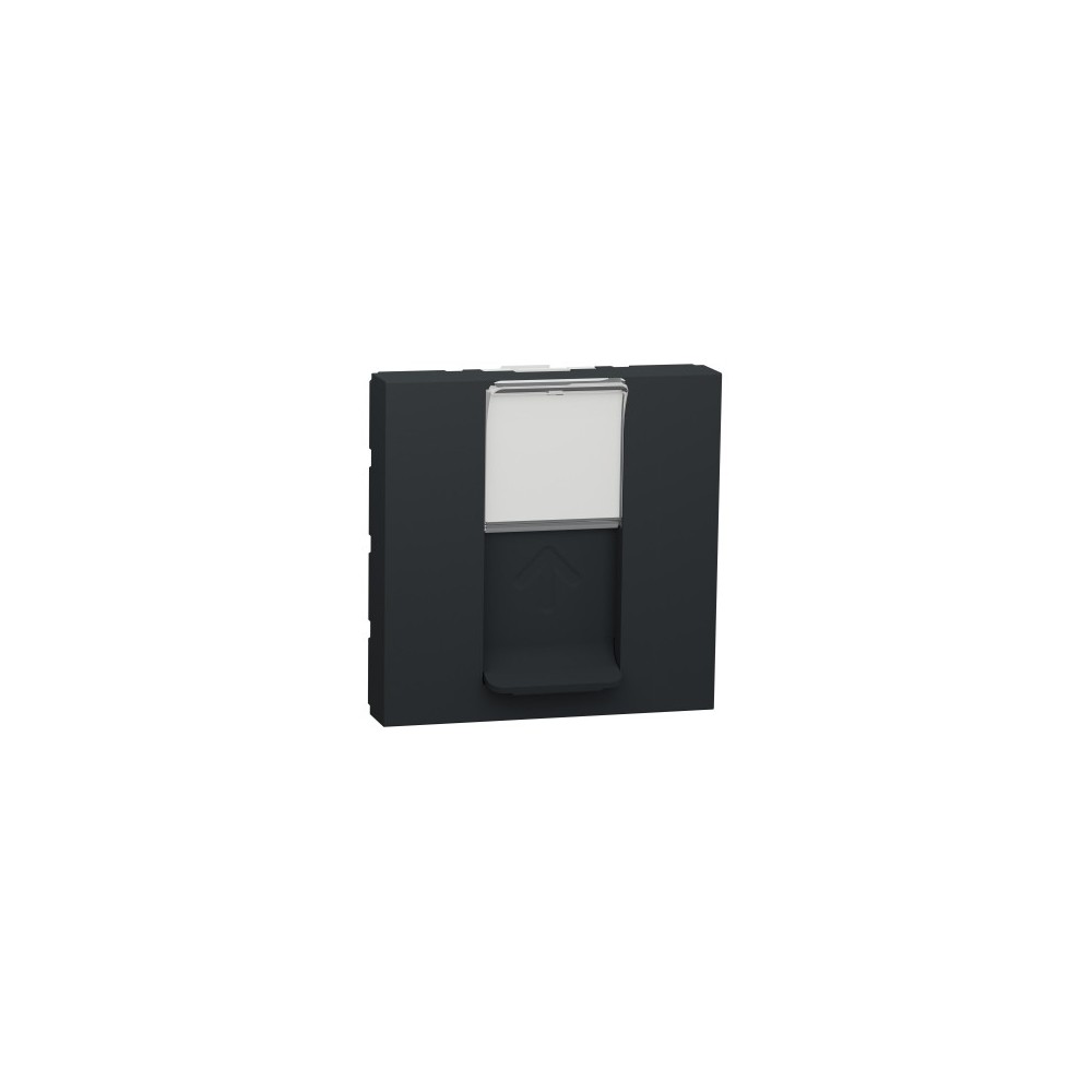 PRISE RJ45 SIMPLE CAT6 FTP 2 MODULES ANTHRACITE