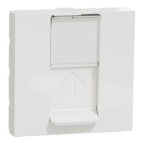 PRISE RJ45 SIMPLE CAT6 FTP 2 MODULES BLANC