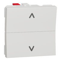 CDE VOLET ROULANT DOUBLE POUSSOIR 2 MODULES BLANC