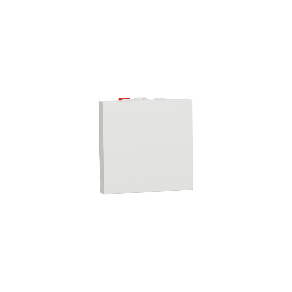 BOUTON-POUSSOIR NO 10A RAPIDE 2 MODULES BLANC