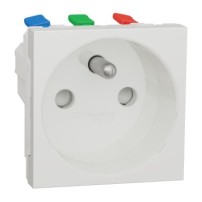 PRISE 2P+T FR 90° RAPIDE BLANC