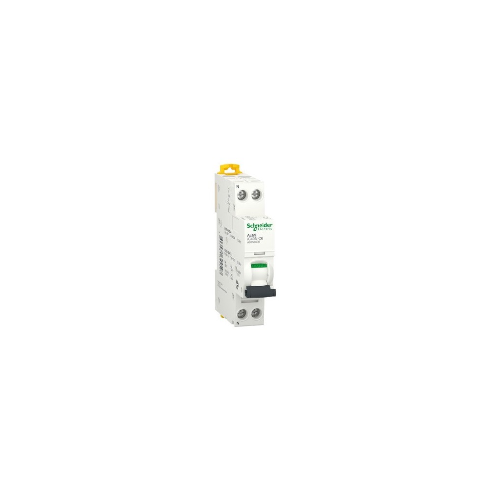 DISJ ACTI 9 IC40N 1PN C6A 6000A/10KA DISJ ACTI 9 IC40N 1PN C6A 6000A/10KA