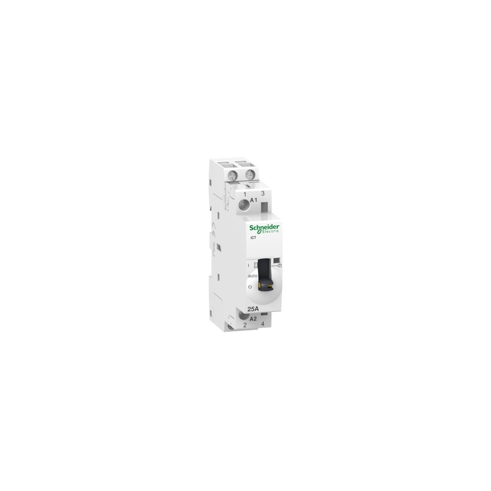 CONTACTEUR AVEC COMMANDE MANUELLE 25A - 2F CONTACTEUR AVEC COMMANDE MANUELLE 25A - 2F