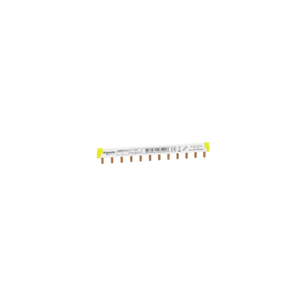 PEIGNE RACCORD. ACTI9 IC60 1P 100A 12 MOD. DE 18MM PEIGNE RACCORD. ACTI9 IC60 1P 100A 12 MOD. DE 18MM