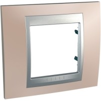 PLAQUE 1 POSTE CUIVRE ONYX ALU