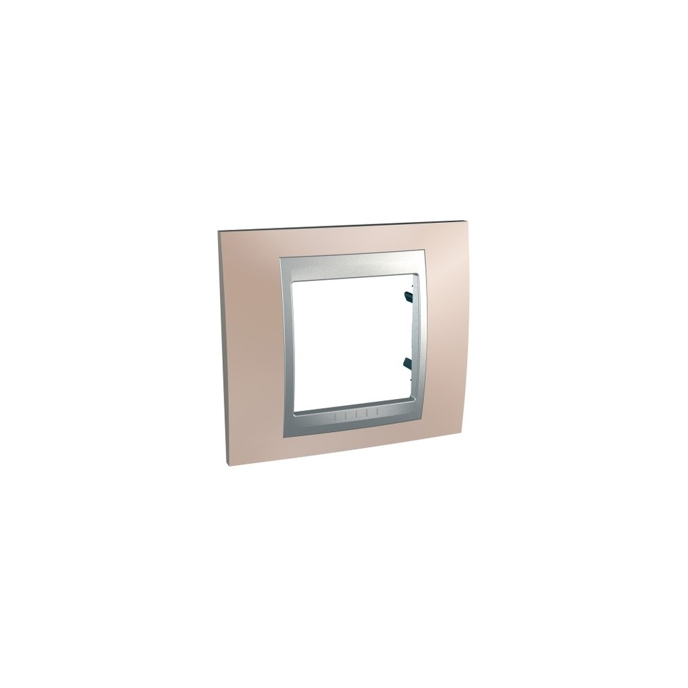 PLAQUE 1 POSTE CUIVRE ONYX ALU