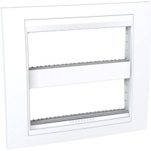 PLAQUE AVEC SUPPORT 2X6MOD UNICA  BLANC