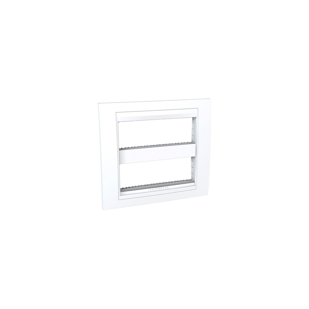 PLAQUE AVEC SUPPORT 2X6MOD UNICA BLANC PLAQUE AVEC SUPPORT 2X6MOD UNICA BLANC