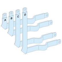 LIAISON P/BLOC ALIMENTATION UNIV. NS100/250 VERTICAL EN GAINE