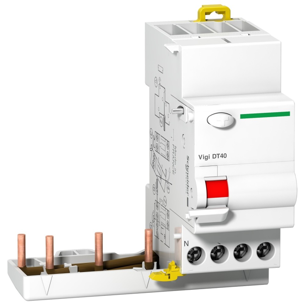 ProDis - bloc complémentaire différentiel - Vigi DT40 - 3P + N - 25A - 30mA
