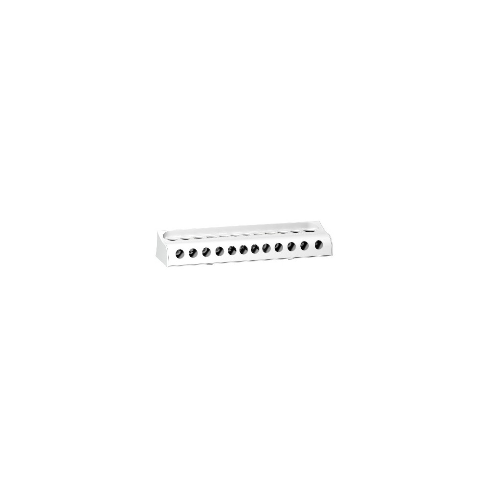 BARRE NEUTRE 125A 12 TROUS P/REPARTITEUR 125-160A