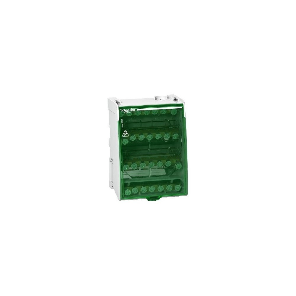 REPARTITEUR ETAGE 100A 4P 28 TROUS A VIS