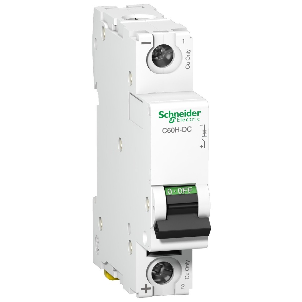 Disjoncteur miniature (MCB), Acti9 C60H-DC, 1P, 6A, courbe C, 6kA (IEC/EN 60947-2)