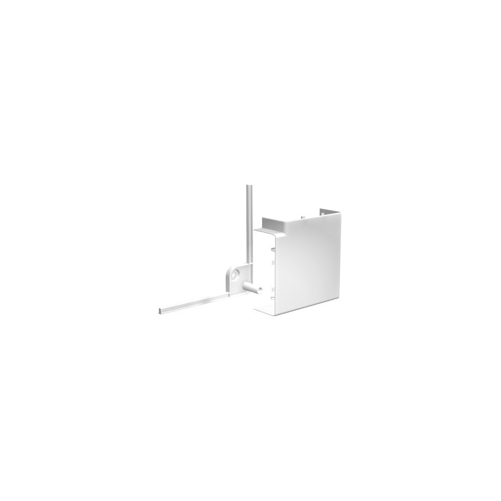 GOULOTTE 45 140X55 ACCES ANGLE PLAT BLANC