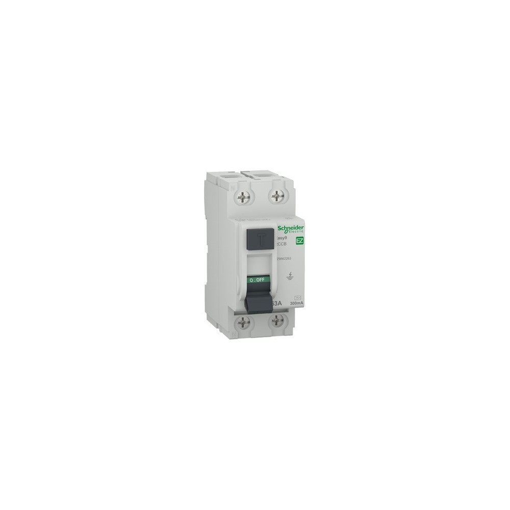 DISJONCTEUR EASY9 RCCB 2P 63A 300MA AC