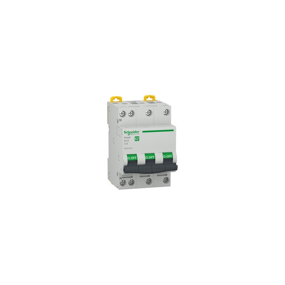 DISJONCTEUR EASY9 MCB XP 3P+N 4500 C 32A