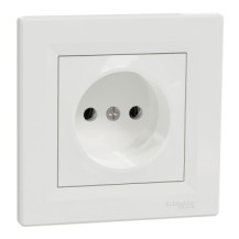 PRISE 2P 16A BLANC ASFORA