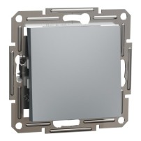 BOUTON POUSSOIR ACIER